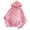 Pink, variant on Bellella Ladies Hooded Tops Long Sleeve Sweatshirt Solid Color Hoodies Casual Fleece Pullover Women Blue L