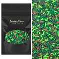 thumbnail image 3 of Sprinkle Deco® Jungle Camouflage Edible Decoration Confetti Sprinkles Cake Cookie Cupcake IceCream Donut Quins 6oz, 3 of 4