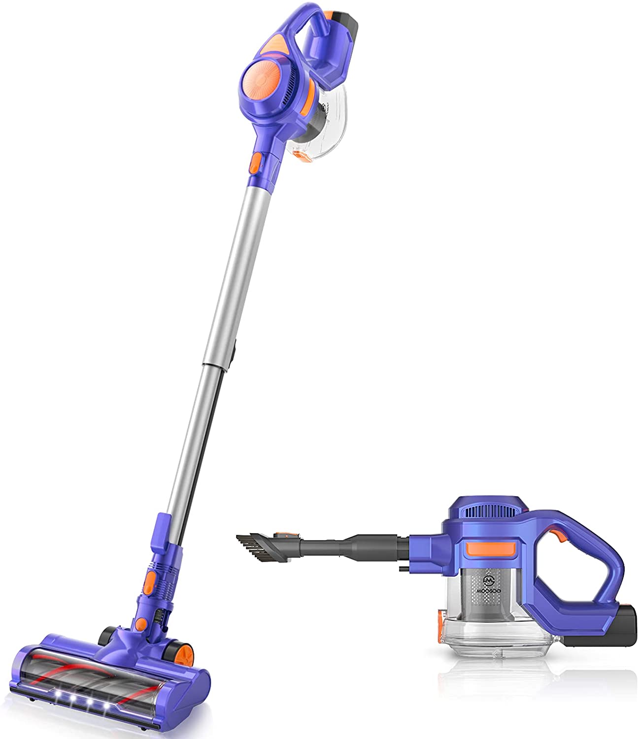 MOOSOO Cordless Vacuum Cleaner, 24KPa 