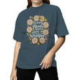 thumbnail image 2 of Floral Whisper Art Print Women's T-shirt, 2 of 3