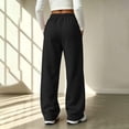 thumbnail image 5 of QSAWXQZ Womens High Waisted Wide Leg Sweatpants Elastic Waist Pockets Athletic Pants M, 5 of 9