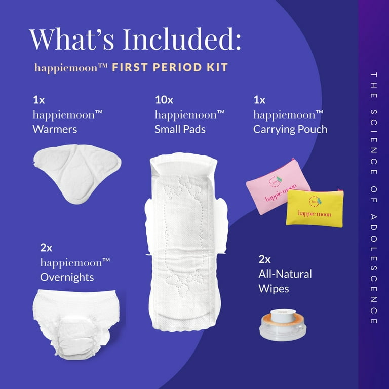 1st Period Starter Kit- Menstrual Cup, Period Panties & Organic
