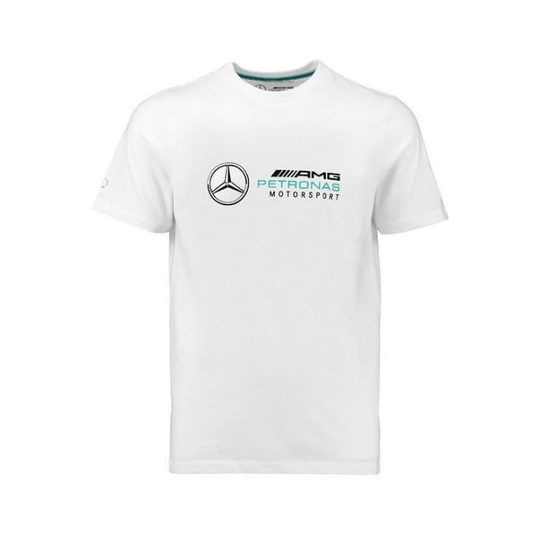Paddock Collection Mercedes Amg Petronas Motorsport Men S Logo T Shirt White Walmart Com Walmart Com