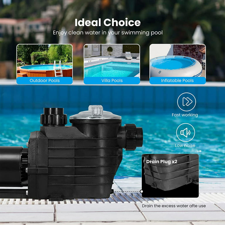  BLACK+DECKER Above Ground Variable Speed Swimming Pool