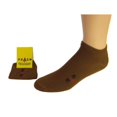 thumbnail image 1 of Medias PRASM Premium de Algodón Egipcio para Hombre Invisibles Marrones, 1 of 1