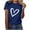 Blue, variant on Tbopshirt Valentine's Day T-Shirts for Women Short Sleeve Graphic Tees, Plus Size Tops,Valentines Day Fashion Crewneck Printing Love Heart T-Shirt Casual Loose Womens Tops S-XXXL