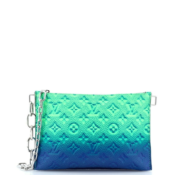 Pre-Owned Louis Vuitton Trio Pouch Messenger Bag Limited Edition Illusion Monogram Taurillon Leather By Rebag