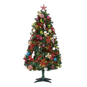 Holiday Time Pre Lit 7 5 Gold Glitter Artificial Christmas Tree