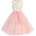 thumbnail image 2 of Big Girls' Classy Lady Lace Top Pearl Waist Flowers Girls Dresses Mint 8 (J36K85), 2 of 2