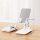 thumbnail image 4 of Xihbxyly Soporte de Aluminio Ajustable para Teléfono y Tableta, Base Portátil Plegable, Base Resistente, Manos Libres, Diseño Ergonómico, Soporte Universal, Montaje En Escritorio, Compatible con Vide, 4 of 7
