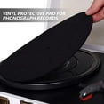 thumbnail image 3 of HELIAHO Vinyl Records Rubber Mat Felt Turntable Mat, 12 Vinyl Platter Anti Static Felt Slipmat, Vinyl Record Felt Mat for 12 Inch Turntable Platters, Thickness 3mm Crosley Record Player Rubber Mat, 3 of 9