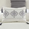 thumbnail image 5 of Chic Home Mayflower Comforter Set Embossed Medallion Scroll Pattern Design Bed In A Bag Beige, Twin XL, 5 of 6
