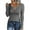 Dark Gray, variant on Womens Long Sleeve Tops Low Cut V Neck Shirt Ribbed Knit Slim Fit Top Henley T Shirts Scoop Neck Ribbed Knit Shirts Tee Womens Clothing Cheap