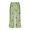 thumbnail image 5 of IROINNID Pajamas Sets for Women Printed Two Pieces Short Sleeve Sleep-shirt and Capri Pants with Pockets Loungewear Pajamas Sets,Olive Green, 5 of 8