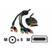 NXG Game Gadgets - Video / audio cable - component video / audio - Xbox 360 AV connector male to RCA male - 13 ft