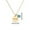 #187-Multicolor, variant on HaoXun Personalized Stainless Steel Gold Plated Round Pendant Laser Engraved Necklace with Birthstone - Custom Name Jewelry Gift for Birthdays, Anniversaries, Holidays