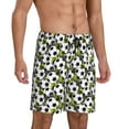 thumbnail image 3 of Rocae Soccer and Football for Men's Soft Sleep Pajama Shorts, Waistband and Pockets, 3 of 9