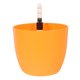 thumbnail image 1 of Maceta redonda con autorriego, elegante y con indicador de nivel de agua, fácil de usar y usar (naranja), 1 of 6