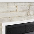 thumbnail image 5 of 45.5" White and Gray Contemporary Corner Convertible Electric Media Fireplace, 5 of 7