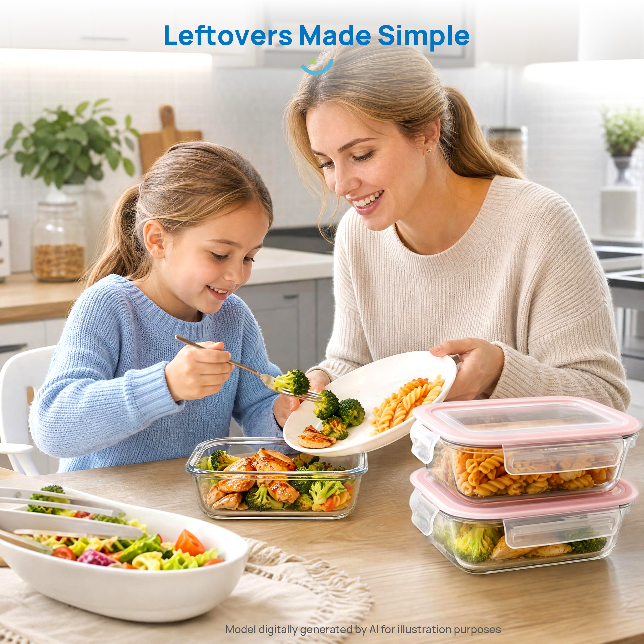 Sindcom Glass Food Storage Containers, 22oz, 10 Pack photo 8