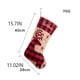 thumbnail image 4 of Matsuzay Medias de Navidad máquina bordado pájaro alce calcetines plegable Snacks rejilla hogar saco Goodie bolsa arreglo suministros Kits de decoración para fiestas Alce, 4 of 6