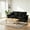 Black, variant on AISWORD 2 Seater Loveseat Sofa, Comfy Small Couch, Modular Sectional Love Seat with Pillows for Bedroom, Apartment, Office, Small Spaces, Black
