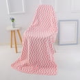 thumbnail image 7 of Momihoom Chevron Pattern Flannel Throw Blanket, Cozy Lightweight Cover for Couch, Bed, and Travel, 7 of 7