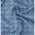 thumbnail image 1 of Soimoi Tissu en Coton Canevas Imprimé Feuilles au Mètre 56 Pouces de Large, 1 of 6