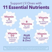 Lil Critters Frozen Daily Kids Multivitamin for Ages 2+ with 11 Essential Nutrients Support Immune & Growth