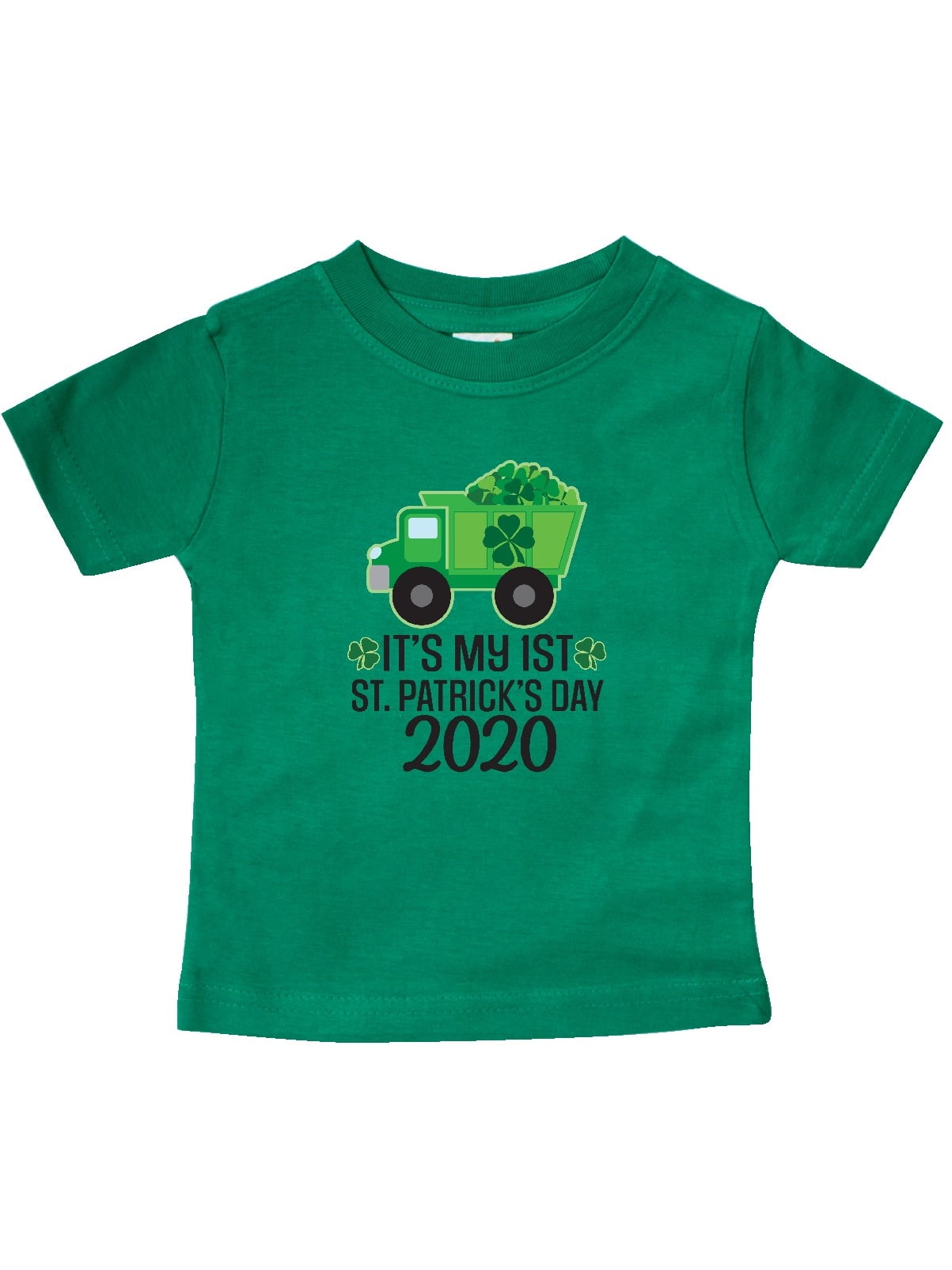 Baby in Top Hat and Bow Baby T-Shirt inktastic My 1st St Patricks Day
