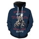 thumbnail image 1 of Sudadera con capucha y cremallera para hombre, estilo punk, de dibujos animados, con estampado 3D, estilo informal, para adolescentes, 1 of 6