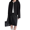 thumbnail image 3 of Women'S High Waist A-Line Skirt Casual Skirt Black L, 3 of 9