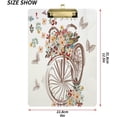 thumbnail image 3 of FMSHPON Spring Bike Flower Butterfly Clipboard Hardboard Wood Nursing Clip Board and Pull for Standard A4 Letter 13x9 inches, 3 of 8