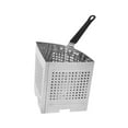 thumbnail image 5 of TISHITA Pasta Cooker Strainer Basket Insert Blanching Basket 2x2x7inch Multifunctional Accessory for Stock Pot Perforated Deep Pocket, 5 of 8