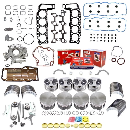 DNJ EK1101EM Master Engine Rebuild Kit Fits Cars & Trucks 2004 Jeep Grand Cherokee 4.7L SOHC V8 16V 285cid VIN N
