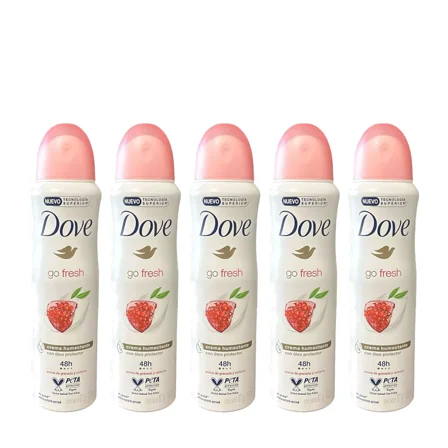 Dove Pomegranate & Lemon Verbena Anti Perspirant Deodorant Spray 150 ML 5 PACK