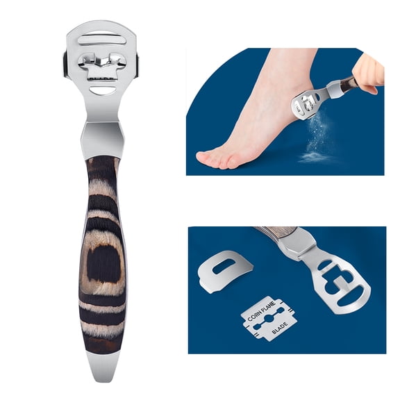Foot File Pedicure Kit With Storage Sheath, 20 In 1 Professional Stainless Steel Foot Care Kit