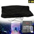thumbnail image 3 of LED Lights Curtain Stage Star Light Curtain Backdrops Stage Starry Sky Cloth Background with DMX Control, for Wedding Christmas Party Club Decoration, 3 of 12