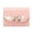 czb# Pink147, variant on CUZIBR Color Block Small Card Wallet With Gold Metal Bow Mini Purse Multi Card Pocket Clutch For Teen Girls Daily Shopping Travel Everyday Outdoor Use
