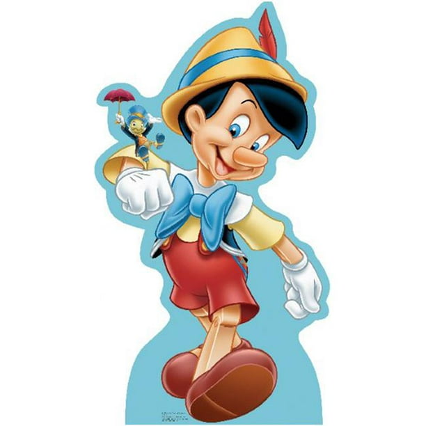 Advanced Graphics 786 Pinocchio et Jiminy Cricket Stand-Up en Carton Grandeur Nature