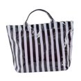 thumbnail image 3 of Bolsa de deporte impermeable de gran capacidad para gimnasio, playa o picnic. Blanco y negro, 3 of 9