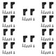 thumbnail image 1 of 20PCS Metal Servo Mount para Axial SCX10 CC01 D90 1/10 RC Crawler Car, 1 of 7