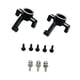 thumbnail image 5 of 2 piezas de mangueta de dirección delantera RC 1/24, accesorios ligeros para bricolaje, copas de dirección delanteras negro y plata, 5 of 9