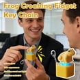 thumbnail image 2 of Trredrins Frog Croaking Fidget Key Chain, Frog Croaking Fidget Toy, Rechargeable Frogs Shaped Keyboard Clicker Key Chain with Sound, Portable Adult Animals Fidgets, 2 of 7