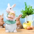 thumbnail image 4 of 14 Inch Colorful Easter Stuffed Bunny with Carrot Decor - Personalized Plush Rabbit, 4 of 4