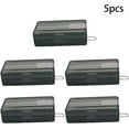 thumbnail image 2 of HUGFEGWE Battery Storage Case Holder for 18650/RCR123/16340 Model Battery 2/4 Capacity Gray 5Pcs U2536-19180, 2 of 3