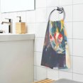 thumbnail image 3 of Yayeee 100% Cotton Hand Towels for Bathroom 16" x 28" Soft Absorbent Kitchen Towel, Colorful Goldfish, 3 of 7
