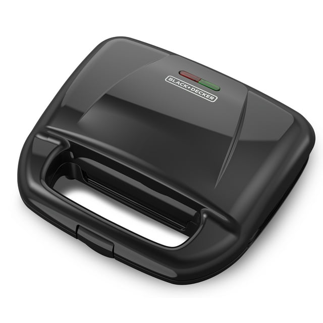 Waflera Black + Decker para 2 waffles con placas de teflón