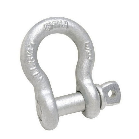 Campbell Screw Pin Anchor Shackle Clevis - Galvanized - 1/4 In