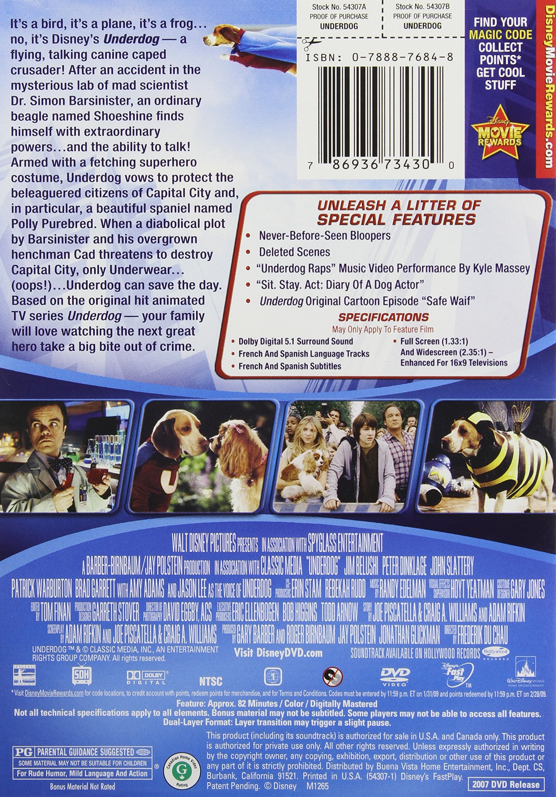 Underdog 07 Dvd Walmart Com Walmart Com